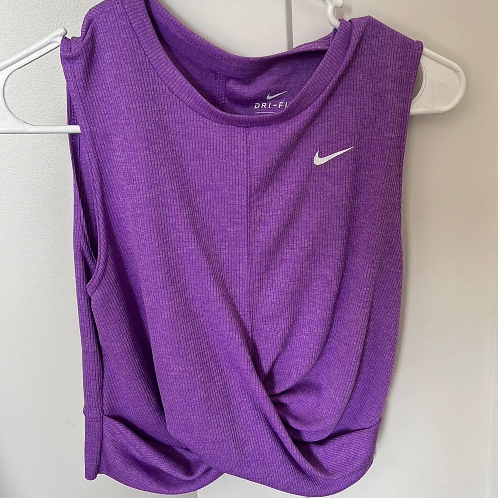 Nike cropped tank top